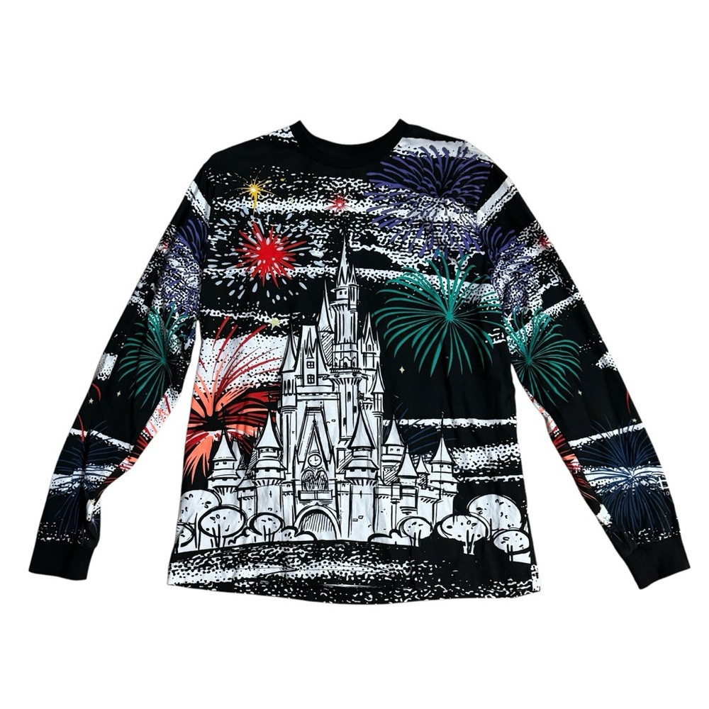 Walt Disney World WDW Cinderella Castle 100 Years Pullover L/S Shirt Medium